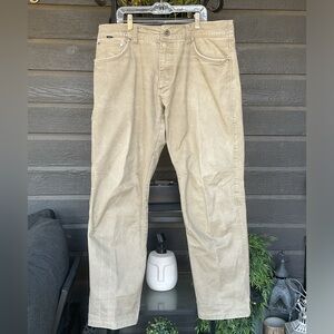 Kuhl Ryder Pants Mens 35x32 Khaki Vintage Patina Dye Hiking Camp Outdoors Work